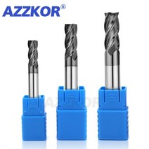 밀링 커터 합금 코팅 텅스텐 스틸 도구 cnc maching endmill azzkor, 5.0mmx50l