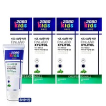 2080 2080 8세~ 키즈 자일리톨 사과향 치약 80g/초등학생, 4개