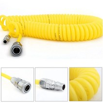 국산 우레탄 코일 에어 콤프레샤 공구 호스 8MM 10M