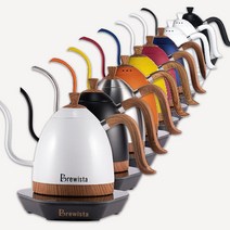 브뤼스타 아티산 구스넥 전기드립포트 10종 (600ml), 올블랙