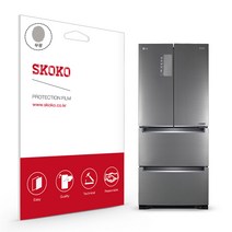 스코코 LG 디오스 김치톡톡 K418NS13 디스플레이 액정보호필름, 단품