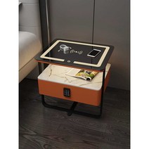 북유럽 모더니즘 침대 옆 침실 높은 협탁 보조 테이블, Q