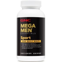GNC 지엔씨 메가 맨 스포츠 원 데일리 멀티비타민 60정