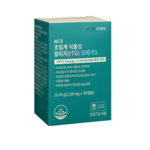 뉴트리코어 NCS 초임계 식물성 알티지(rTG) 오메가3, 2개, 30정