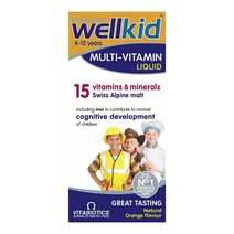 Vitabiotics Wellkid Multivitamin Liquid 웰키즈 종합 비타민 미네랄 리퀴드 150ml, 1개, 1