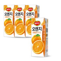 롯데칠성 델몬트 드링크 팩 오렌지 190ml x4팩
