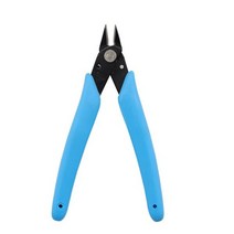 다기능 도구 DIY 커터 대각선 펜치 전기 와이어 커팅 인테리어가구 케이블 니퍼 쥬얼리 미니 핸드 툴 편안, Light blue 1 Pcs