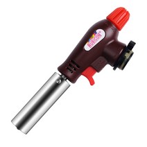 블로우 토치 가스 라이터 구리 불꽃 부탄 가스 버너 라이터 가열 용접 야외 캠핑 바베큐 스프레이 건 가스 토치, 없음