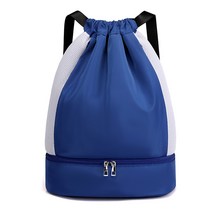 필라 신발 백팩 운동헬스 보배 테스 건습 분리 요가가방, T03-블루색