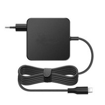 65W USB C Gan 충전기 벽 전원 어댑터 MacBook Steam Deck iPhone 13 Samsung S22 iPad Pro 용, EU Black
