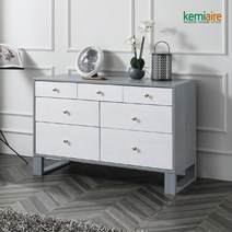 [케미에르] 메모리 원목 와이드체스트 KTP-102, 화이트그레이