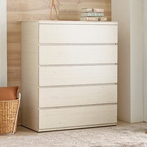 로쏘 카네파 대용량 5단 서랍장 1000, 아카시아화이트