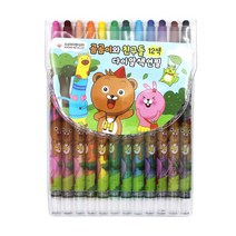 보성 12색 색연필 곰곰이와 친구들 돌돌이 샤프식, 3개