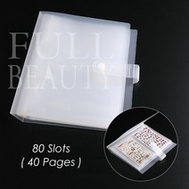 북카트 북트롤리 이동식책장 80/84 슬롯 네일 스티커 오거나이저 데칼 Étagères 스토리지 북 사진 앨범 카, 01 2010