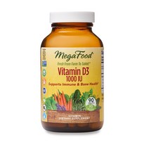 Megafood 비타민 d3 1000lu 타블렛, 90개입, 1개, 90정