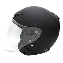 [fma헬멧벨크로] 모토에이지 Zet-7 오토바이 오픈페이스 초경량 헬멧 1100g 업그레이드, 무광블랙