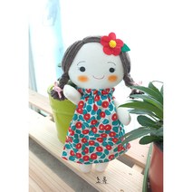 동백인형-아기 동백이, 초록