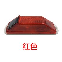 쏠라 태양광 경광등 위험 led 라이트 안전 위험 경고등 주차 지게차 농장 가이드 램프, 빨간색