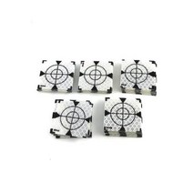 프로모션 100pcs 4040mm 모든 색상 반사판 시트 토탈 스테이션 측량 지리 시트 반사 스티커, white  Triangle