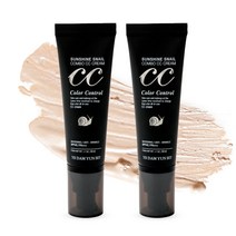 가정의달선물 예담윤빛 썬샤인 스네일 콤보 씨씨크림 SPF45 PA+++ 달팽이 CC크림 50ml 어버이날선물, 1개