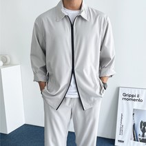 데일트 남자 여름 스킨터치 바람막이 투웨이 셔츠 자켓