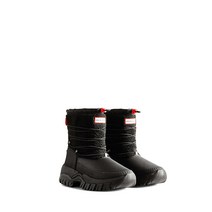 헌터 (HUNTER) WOMEN 인트레피드 쉐르파 숏 스노우부츠 - WFS2204HERBLK