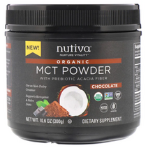 [1+1][300g] 누티바 MCT오일 파우더 분말 가루 MCTOIL Mct 엠씨티 엠시티 코코넛 오일, 300g [1+1], 2개