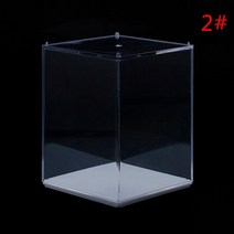 피규어장식장 투명아크릴 계단식 조명 쇼케이스 새로운 1pc 8810cm 아크릴 케이스, b