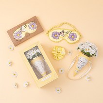 아트박스/비아케이스튜디오 드리미 데이지 힐링 세트 ( 무드등 + 안대 + 스크런치)