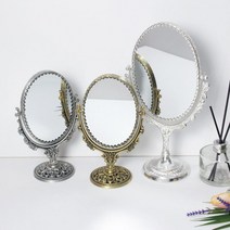 [생활/소품/최저] 로제 클래식 스탠드 거울 화장대거울 양면거울 627097EA, 아이보리_소