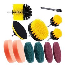 레인워크 전동드릴솔 세차솔 청소솔 욕실 12종 드릴브러쉬 F207, F207 (12P)