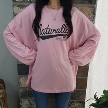 상상그이상 여성용 국내제작 네츄럴 긴팔 티셔츠 빅사이즈 언발기장 옆트임 탄탄한 면100 소재 롱티셔츠 사계절 자켓 속 이너티셔츠