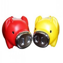 레드 대형 옛날돼지저금통 아기저금통 유아 집 어린이 동전 인테리어 특이한 귀여운, 기본