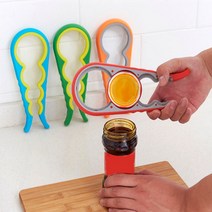 페트병 오프너 뚜껑따는 도구 손목보호 병뚜껑 만능, 만능 오프너 오렌지