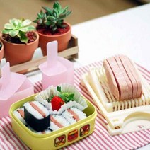 갓샵 피크닉 사각김밥틀 무스비틀 김밥틀 스팸칼 네모김밥틀, 상세설명 참조, 큐브틀2P 색상랜덤