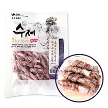 수제 올리고 펫푸드 국내산 무첨가 강아지 수제간식, 1개, 자색고구마스틱 오리말이 130g