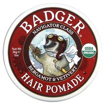 Badger Company 유기농 헤어 포마드 네비게이터 클래스 56g(2oz)(1), 기본