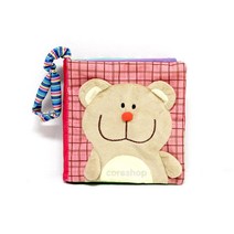 1살 촉감발달완구 삑삑소리 동물 헝겊책 아기책 백일선물 헝겊놀이 두뇌학습 인지능력 헝겊교구 아기첫책