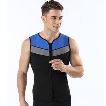 잠수복 스노클링 카약 재킷 3mm 네오프렌 조끼 자켓 민소매 전체 지퍼 선 스크린 따뜻한 망 냉수 다이빙 서핑, 마이116, m