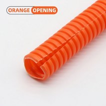 PP 절연 주름관 와이어 호스 스레딩 플라스틱 보호 슬리브 1 m 5m 10m 75mm345mm, 151.Orange Open - AD 13 x ID 1