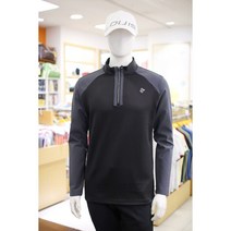 루이까스텔 골프의류 2022 F/W 가을 겨울 상품 남성 편한 하이브리드 반집업 온감 제품 우븐 터틀렉 뒷밴딩 티셔츠