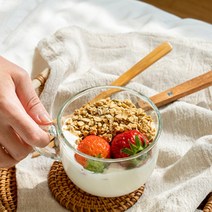 요거트컵 아포카토잔 아이스크림잔 카페 투명 시리얼컵, 투명 450ml 2개세트