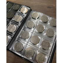 미니 동전 앨범 포켓 소형 장부 코인 케이스 보관 홀더 기념 세계, 3.케이스 블랙, 1개