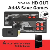 슈퍼 콘솔 비디오 게임 레트로 옛날게임기데이터 개구리 비디오 게임 콘솔 1800 클래식 4K 8 비트 핸드 헬, 06 Y2S plus 2300 Games_01 번들 1
