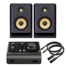 오디언트 iD14 MK2 x KRK ROKIT 5 G4 블랙 스피커 패키지