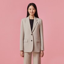 [JAJU/자주] 여 스트레치 자켓_베이지