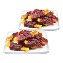 오래먹는 덕우심말이 오리육포에 소힘줄을 함께 먹는 강아지 수제간식, 소고기떡심과 오리, 2개