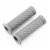 오토바이 프레임 부품 고무 클래식 빈티지 22MM 모토 핸들 바 빈티지 레트로 할리 스타일 부품 유니버설 모, 08 2 grey