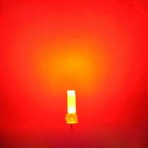 발광다이오드 100 피스 레드 직사각형 LED 2x5x7mm 스퀘어 다이오드 257 발광 램프 3V 사각형