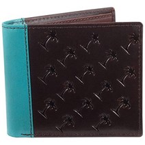 131438 Margaritaville 남성용 이중 지갑 브라운